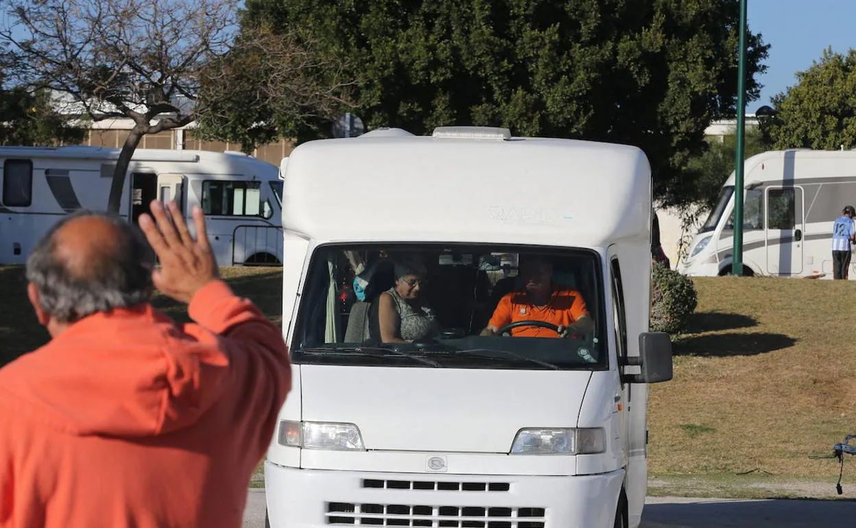 Motorhomes start to move on as overnight parking is banned next to